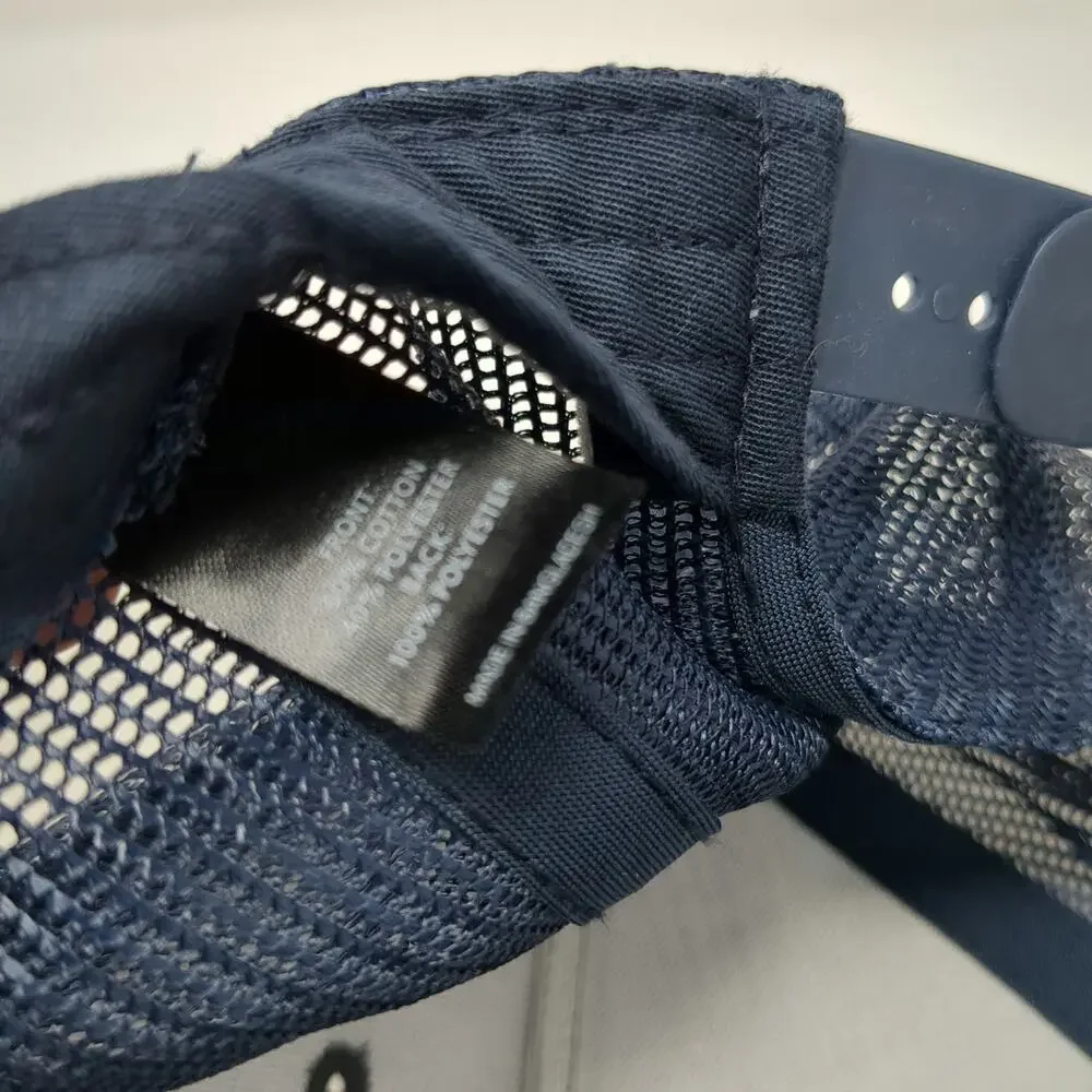 Richardson Trucker Hat Blue One Size ZND Temporary Fence Solutions Mesh Patch